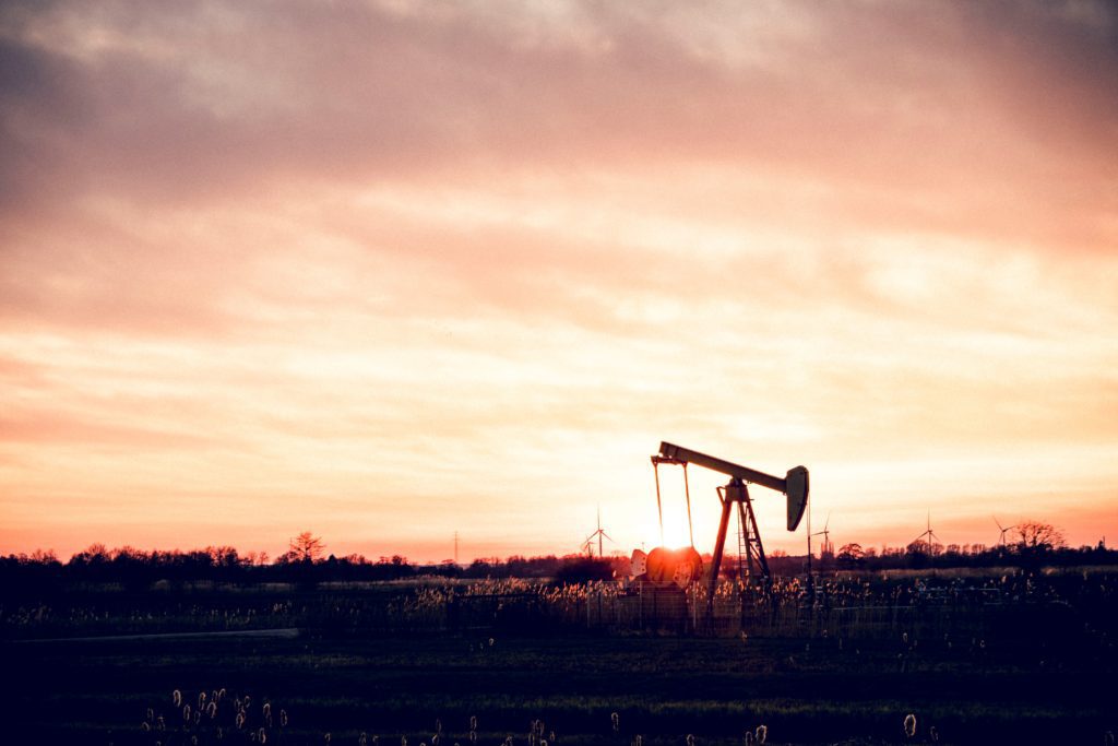Pumpjack background for oil and gas websites